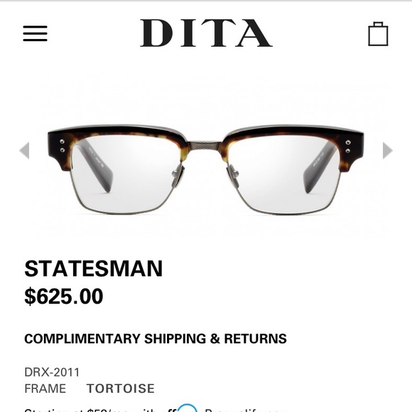 DITA Other - Brand new DITA Statesman Glasses Frames